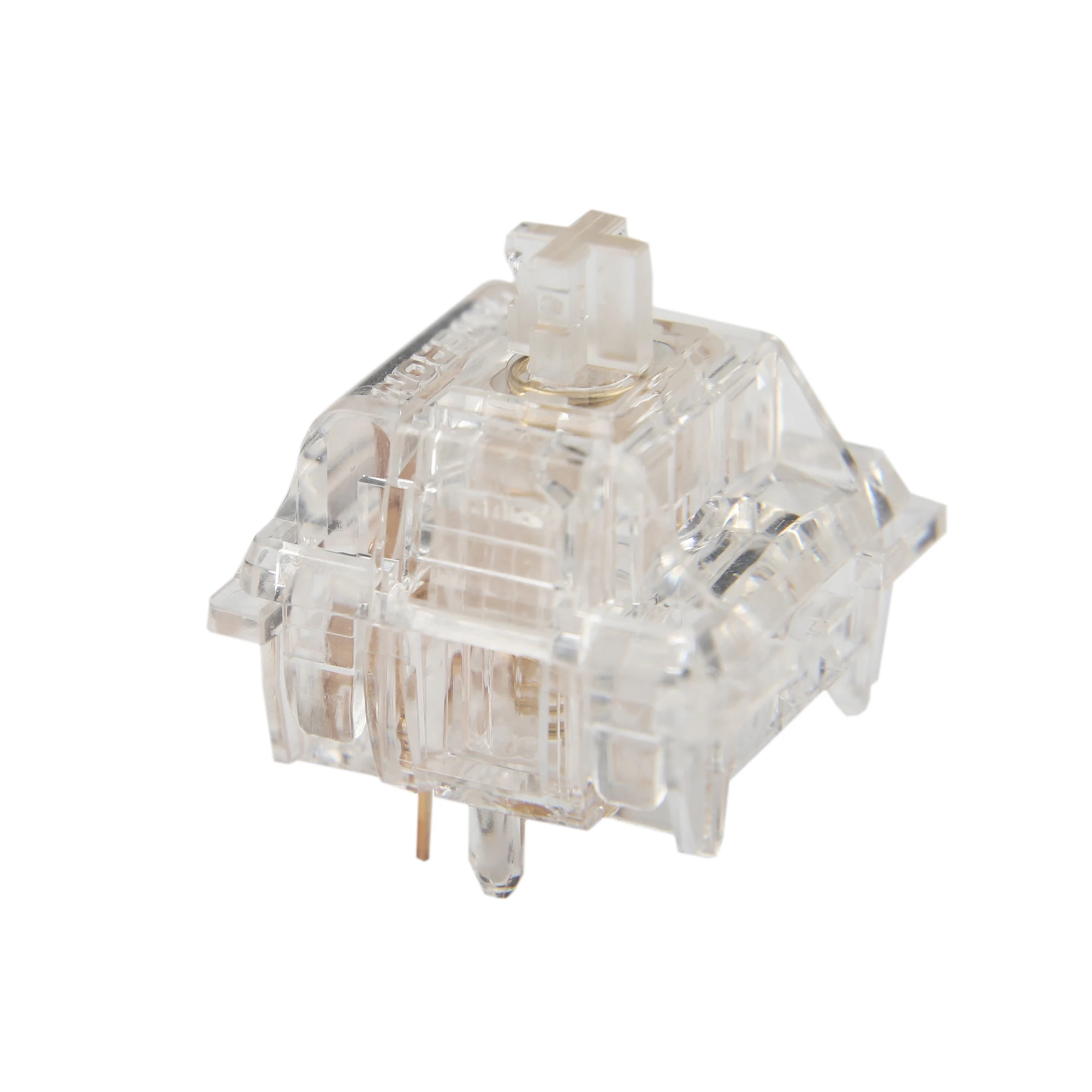Interruptor de Teclado Mecânico Linear Transparente Gateron Pólo Norte Interruptor Interruptor Personalizado v1 v2 Ártico 5pin 50g