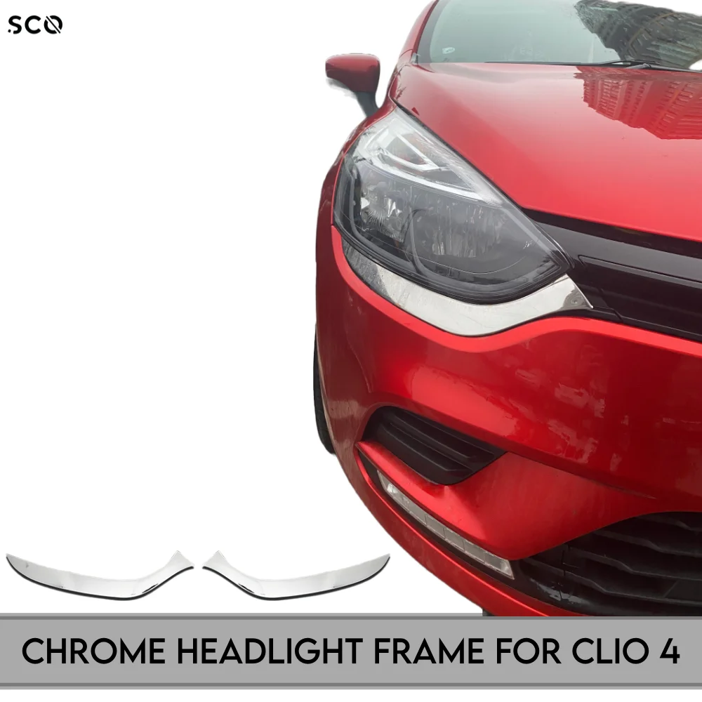 Per Renault Clio 4 Accessorio Esterno Styling Telaio Del Faro Per Clio 2012-2013-2014-2015 Adesivo Grandtour / Hb Per Clio