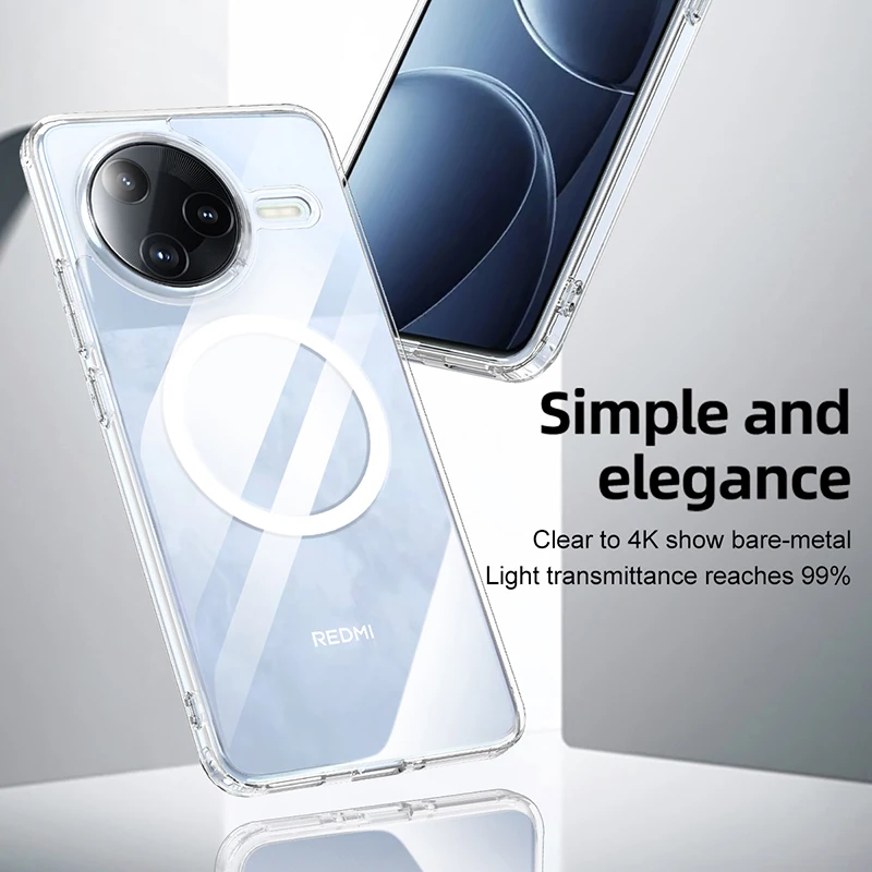 Matte & Clear Rugged Armor Military Shockproof Protective Phone Case Back Cover