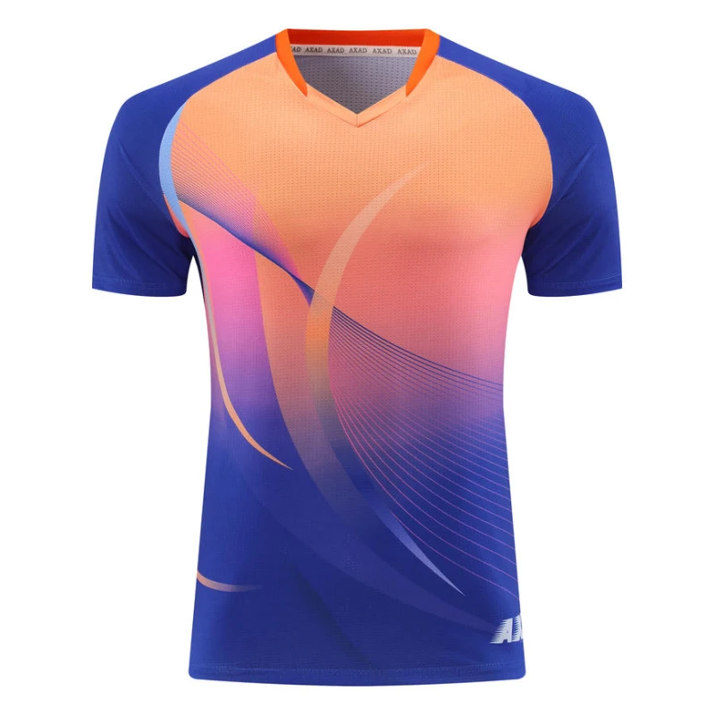 Table tennis clothes Table tennis uniform men women Badminton suit top Unisex Casual Short Sleeve Summer Sports Jersey