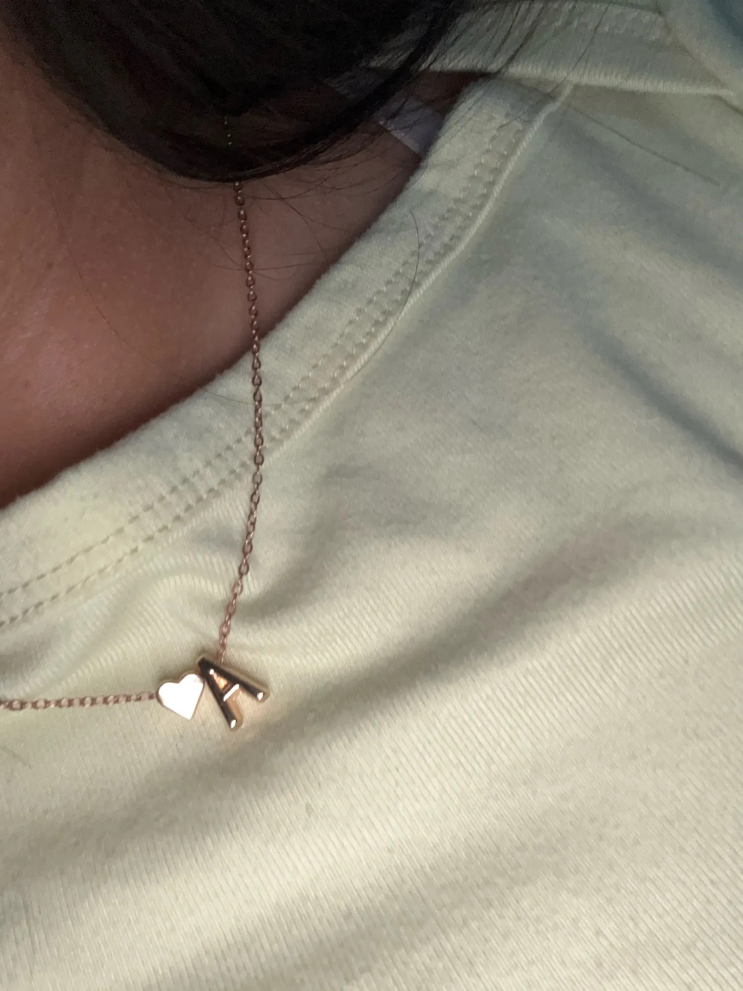 Collier Ella - Initiale Cœur