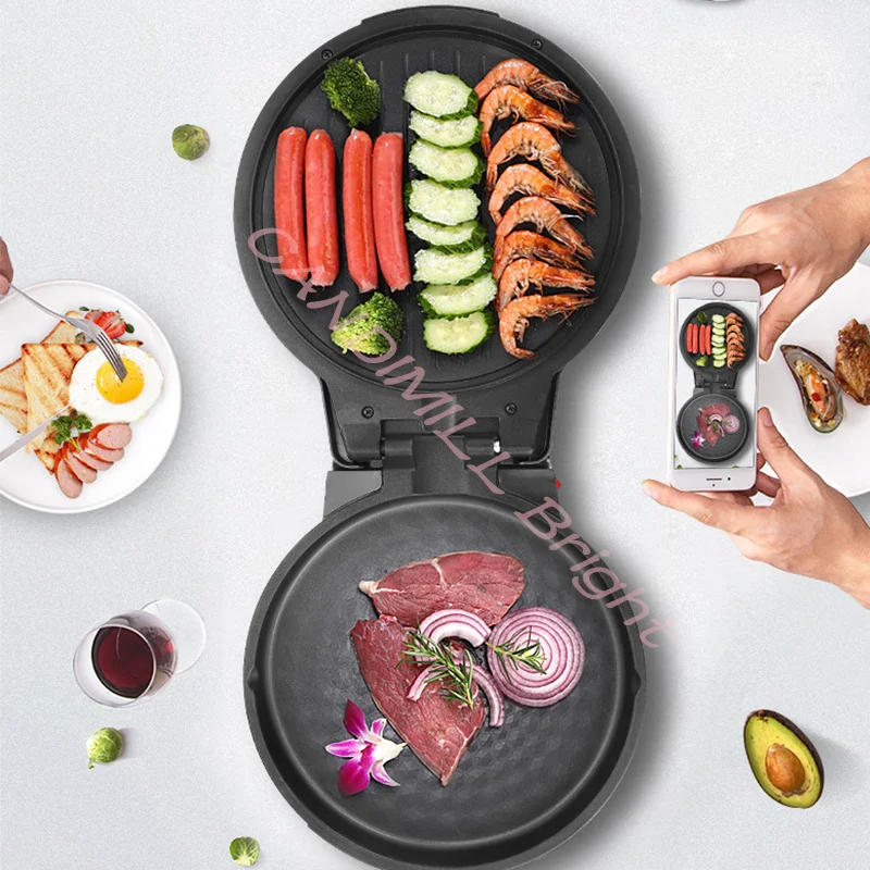 Electric Griddle Automatic Domestic Pancake Pan Multi-function Double-sided Heating Pancake Machine Kitchen Tools