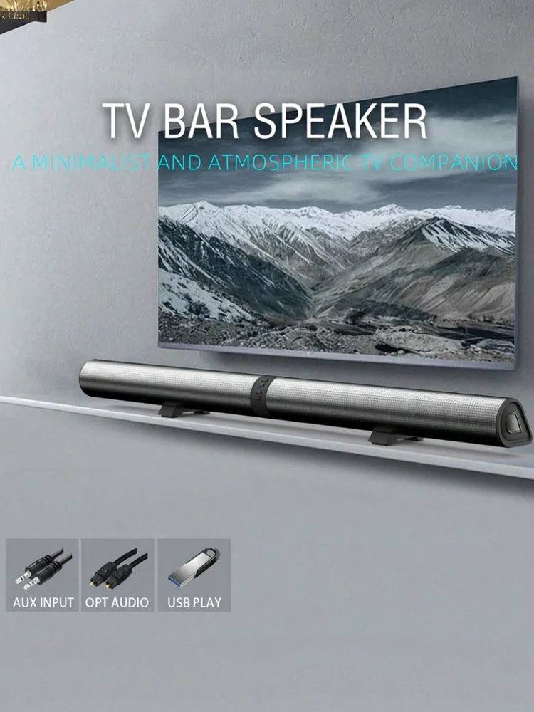 Description Picture 2 of itemTV sound system, detachable 2-in-1 wireless 5.3-channel TV sound system, 29 inch 2.2-channel TV speaker, supports AUX/USB
