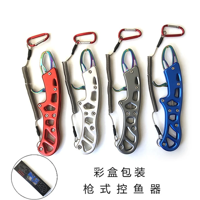 Y42 Fishing Tool Fish Grip Titanium Color Controller Tongs Claw Gripper Gun  Handle Tool Fishing Gear Accessories - AliExpress