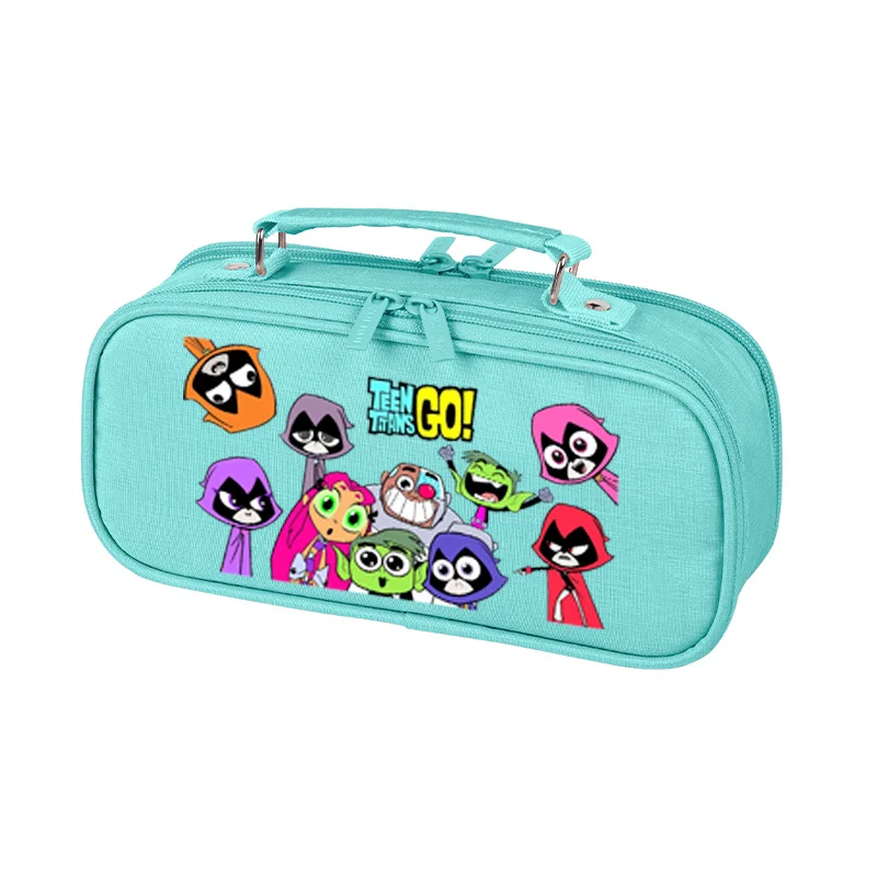 Cartoon Teen Titans Go Astucci Astucci Astuccio Portamatite Di Grande Capacità Per Ragazze Bambini Materiale Scolastico Per Studenti