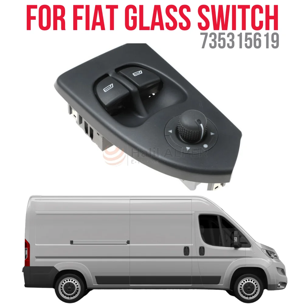 

FOR GLASS SWITCH BUTTON LEFT DUCATO OEM 735315619 SUPER QUALITY HIGH SATISFACTION REASONABLE PRICE FAST DELIVERY