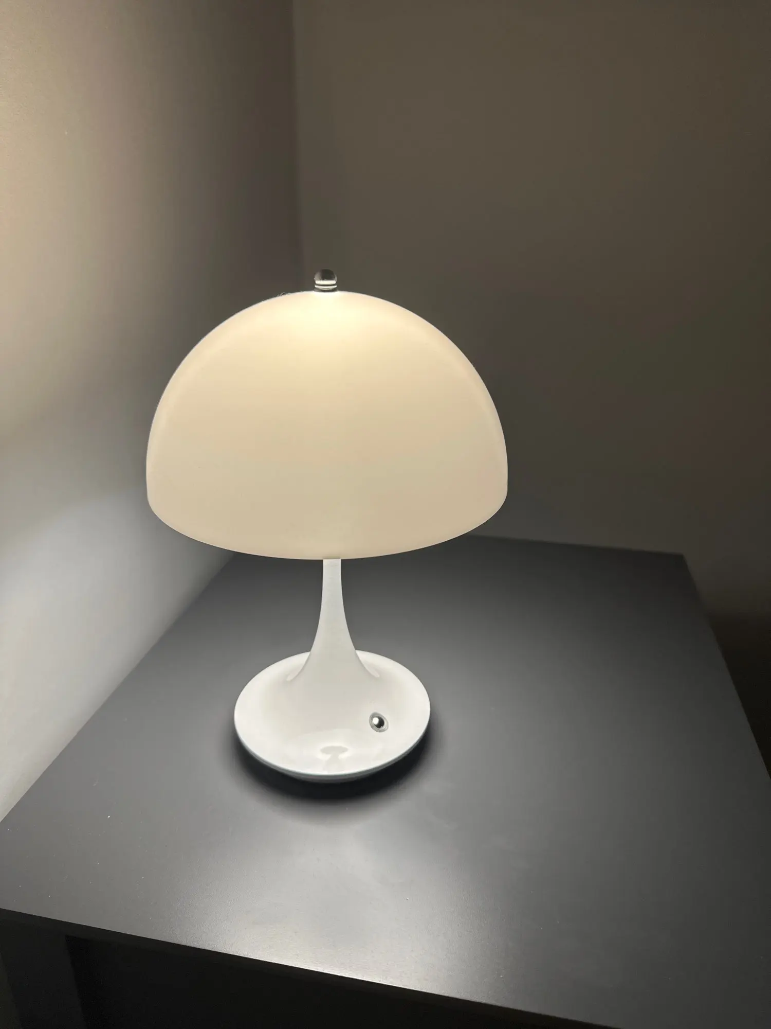 Dimmable LED Table Lamp Portable, USB Charging, Perfect for Bedroom Bedside Illumination photo review