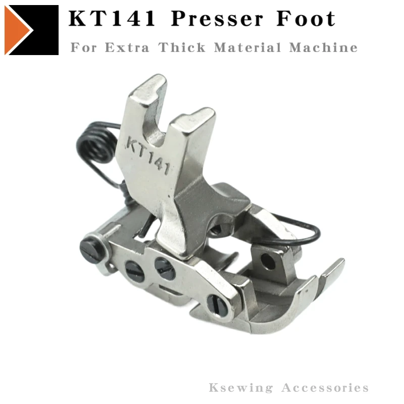 

KT141 Hinged Compensation Foot Sewing Machine Presser Foot Suitable For Extra Thick Material Sewing Accessories