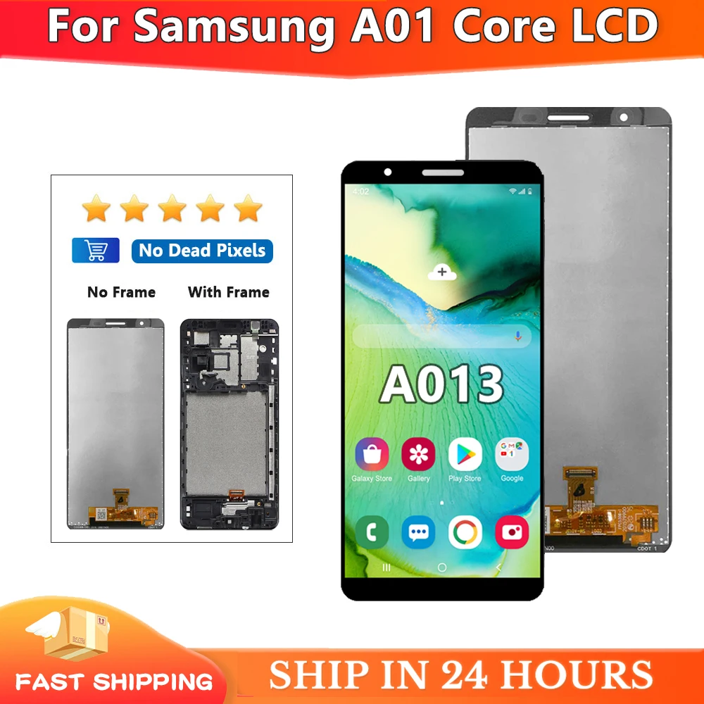 For Samsung A01 core LCD SM-A013G A013F A013G A013M/DS LCD Display Touch Screen Digitizer Assembly