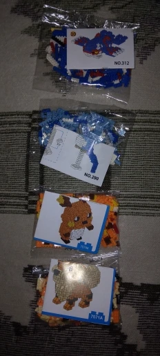 DIY Pokemon Blocks Small Cartoon Mini Building Block Pikachu Charizard Eevee Mewtwo Anime photo review