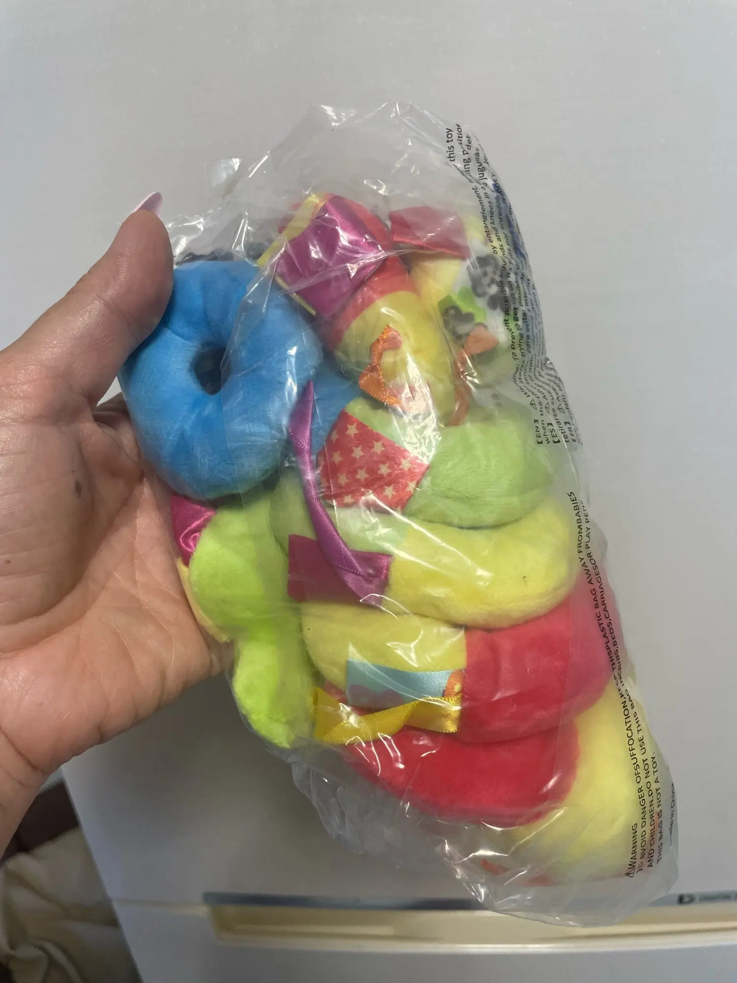 11pcs optional,baby crib bell rattle baby stroller hanging bell multifunctional pinch bright colors photo review