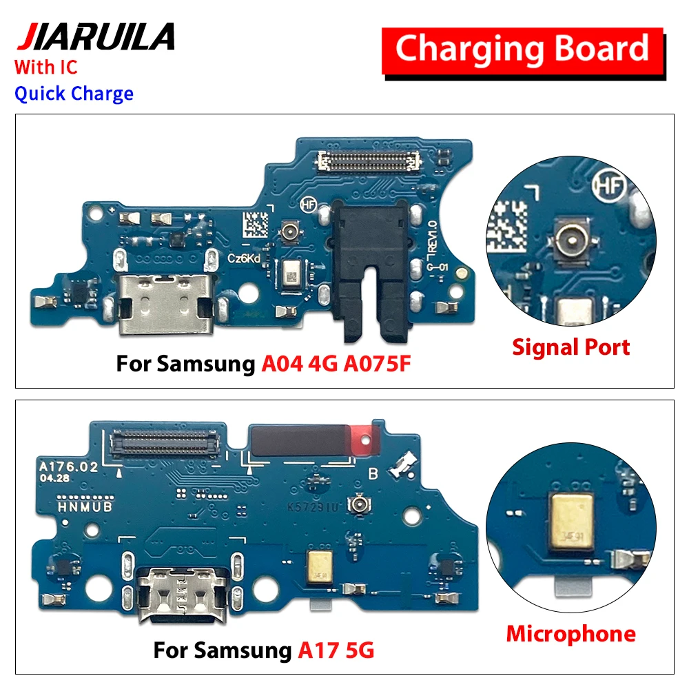 삼성 A17 5G 4G A07 4G A075F A26 5G A266B A56 5G A566B용 USB 충전기 충전 도크 포트 커넥터 플렉스 케이블 1개