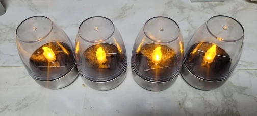 LED Solar Candles Night Light - Waterproof and Rechargeable photo review