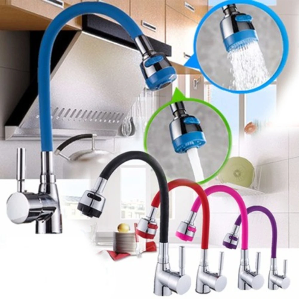 2 Function Faucet Head Swivel Body Colorful Water Saving Basin With Hose Kitchen Bathroom Detachable Flexible Free Shipping Gift