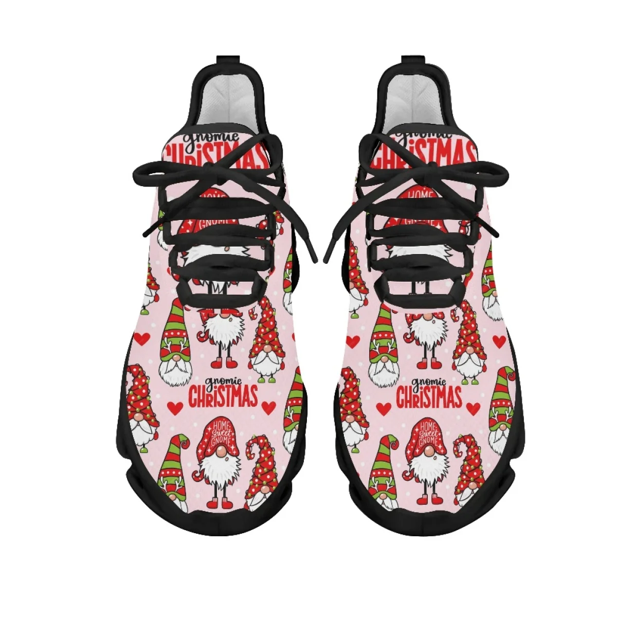 

Merry Christmas Print Ladies Autumn Winter Platform Shoes Merry Christmas Pattern Comfort Men Basketball Sneakers New Fashion