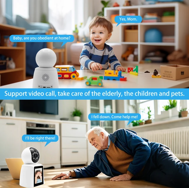 E3P Smart Wireless PTZ Security Camera - 3MP HD, Smart Detection, Night Vision, Two-Way Audio, Ideal for Baby/Elderly/Pet 5