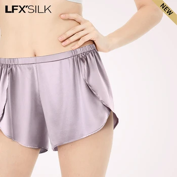 52025 Pantaloncini da donna in seta – Intimo di lusso 100% seta di gelso. Indumenti da notte da donna eleganti e morbidi in seta. Mutandine di pura seta 1