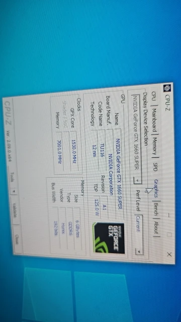 USED MLLSE GTX 1660 Super 6GB Graphics Card GDDR6 192 Bit photo review