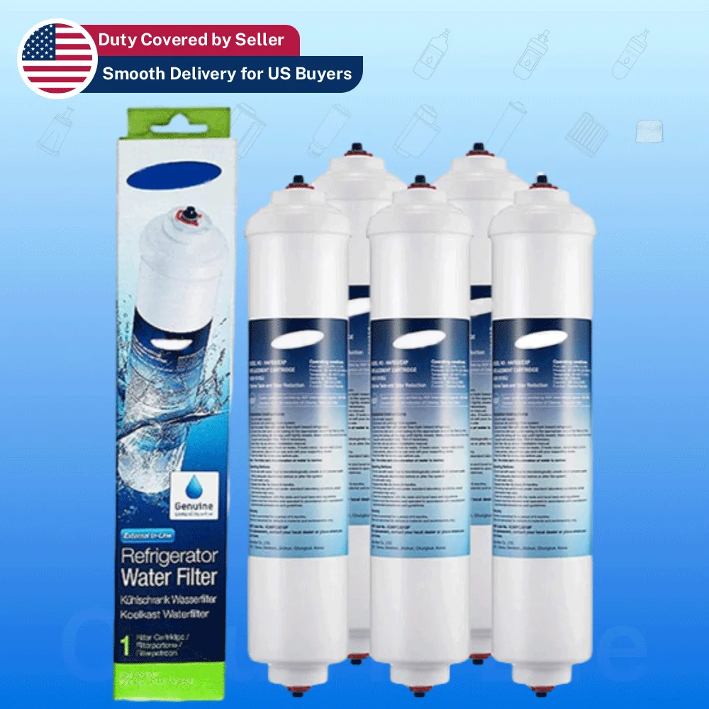 Description Picture 2 of item5 Pack Refrigerator Water Filter for Samsung DA29-10105J Inline High Filtration Easy Install Long Lifespan Purifier Cartridge