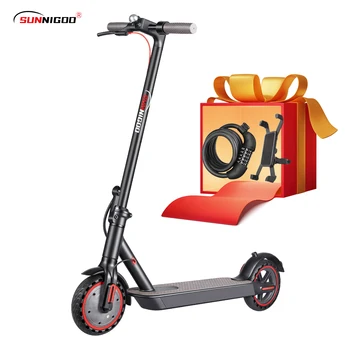 2026 Aggiorna SUNNIGOO Smart APP Scooter elettrico 350W/500W Motore potente 36V 10.4Ah 30KM Gamma Adulti EScooter con doppio freno