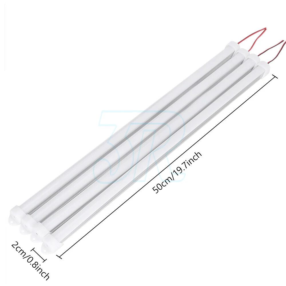 4x LED strip lights Bar Car 12V caravan boat fishing camping light Interior lamp — view 4