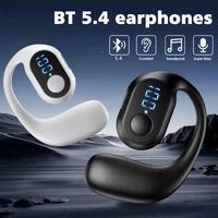 1pc Bluetooth 5.4 Headphones TWS Wireless Ear Hook Earphones HiFi Noise Reduction Headset Sports Earbud for Huawei Xiaomi 2