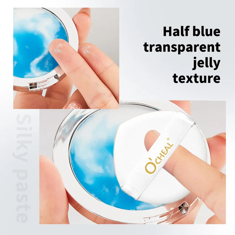 Ocheal Matte Oil-Control Waterproof Face Setting Powder with Mirror