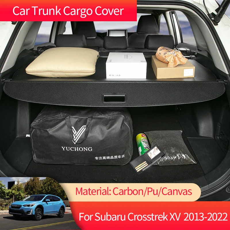 

for Subaru Crosstrek XV GP 2013~2022 Auto Trunk Cargo Cover Luggage Storage Rear Boot Tray Security Shielding Shade Accessories