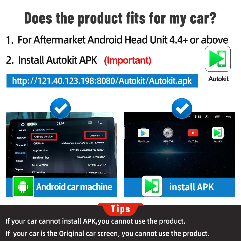 Loadkey Carlinkit-ī÷ ȵ̵ ڵ    Ƽ, Ariplay USB ̼ ÷̾, ڵ  ȵ̵ ȭ