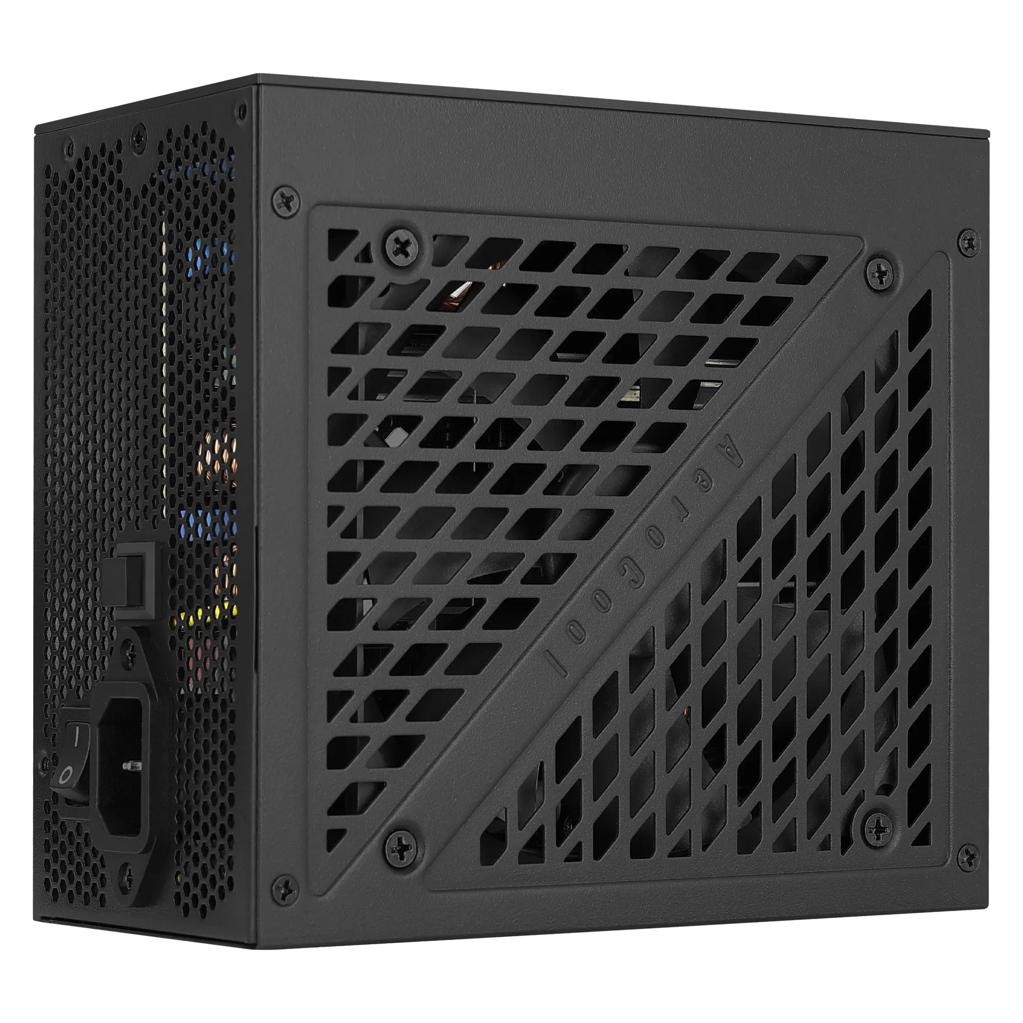 Aerocool Miragegold Fonte de Alimentação do pc 750w 80 Mais Ouro Fonte de Computador Espelho Infinito Rgb Capacitores Japoneses Preto - Imagem 4