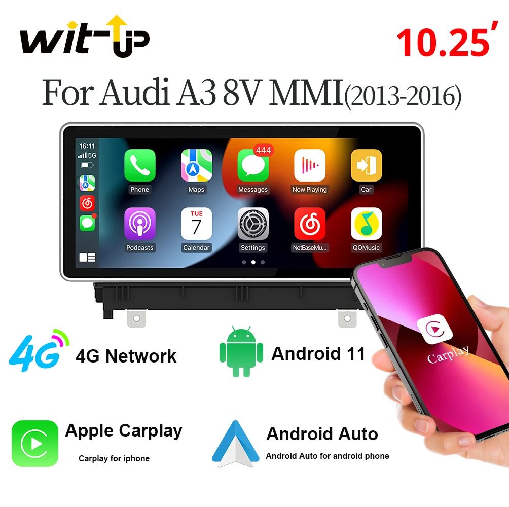 10.25" Android 11 Car Multimedia Dvd Stereo Radio Player Gps Navigation