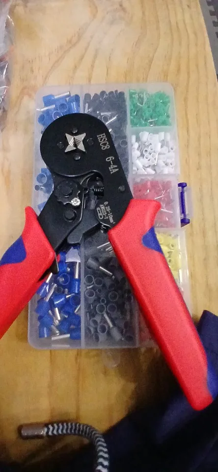 200-1900Pcs Electrical Tube Insulated Terminal VE Tubular Crimp Terminals Wire Cable Connector Ferrules Terminal Connectors photo review