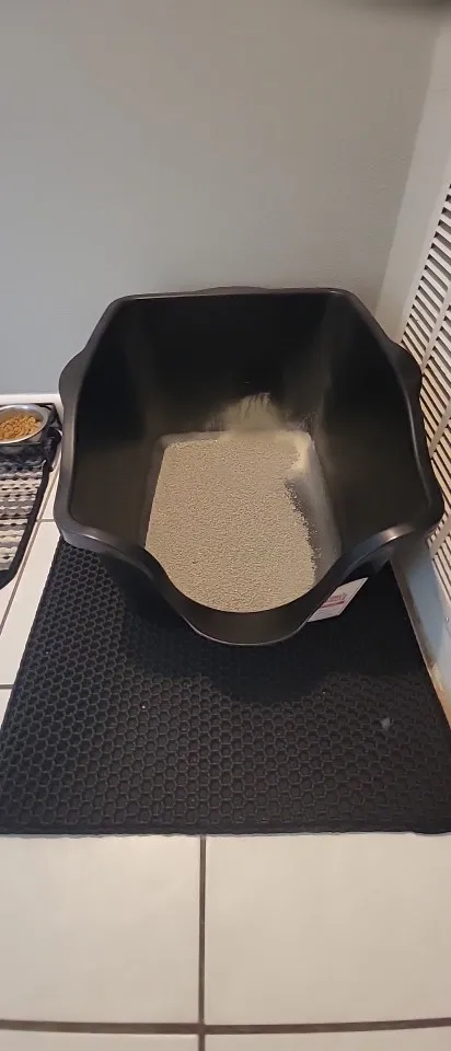 Cat Litter Mat Double Layer Waterproof Urine Proof Trapping Mat Easy to Clean Non-Slip Toilet Pad  Cat Scratch Pad Large Foot Pa photo review