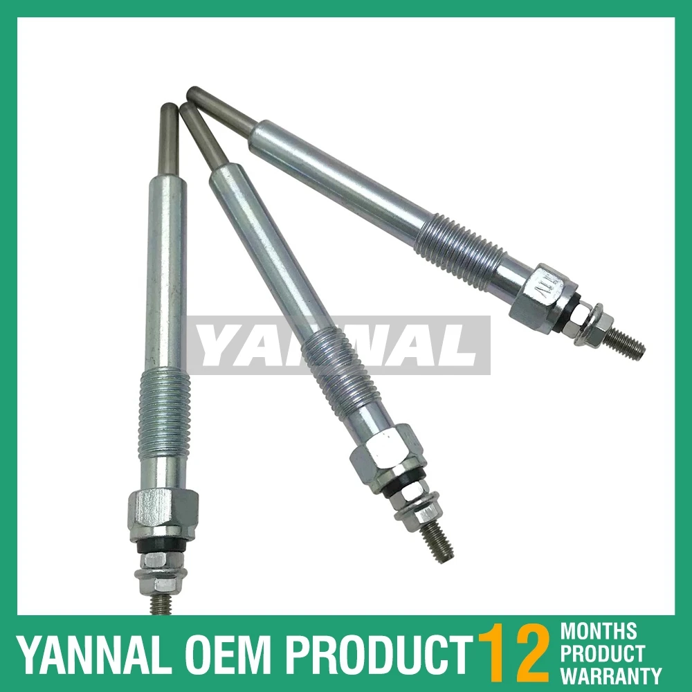 

Для двигателя Yanmar, 3TNV88, 3TNV88-BDCR, 3TNV88-BPYB, 3 шт., свечение штепсельной вилки 129008-77800