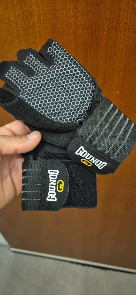 GOUNOD Weightlifting Gloves Wristband Support Breathable Anti-Slip Sports Gym Gloves photo review