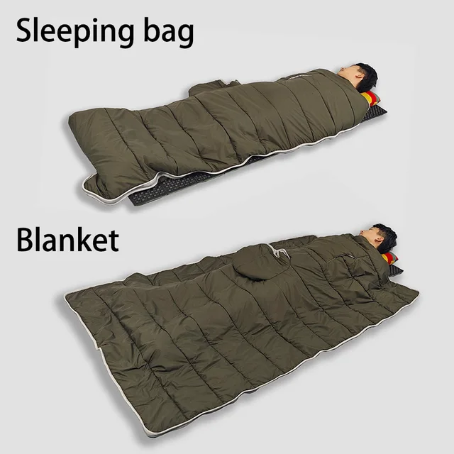 Outdoor Down Poncho Blanket 3