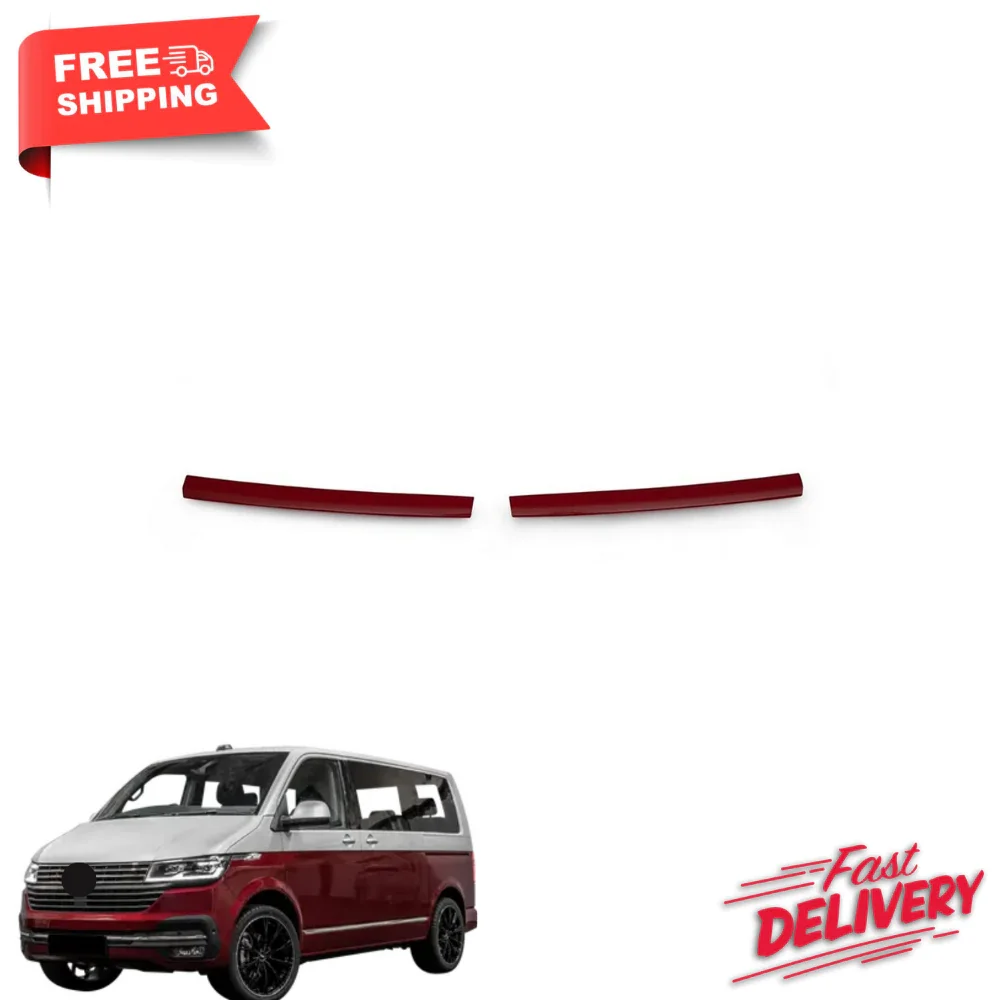 

Red chrome front grille for VW T6 carrier (Comfort Line and Highline) 2 pcs. 2015-2019 stainless steel. A + Quality