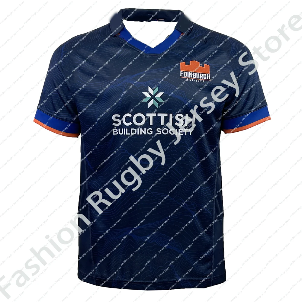 thumbnail image 1 of Camiseta de Rugby de Edimburgo, ropa para hombres, niños, regalo para niños, camiseta, ropa deportiva para equipo, camiseta para adolescentes, Top de tren en casa, Polo 2024/25, 1 of 4