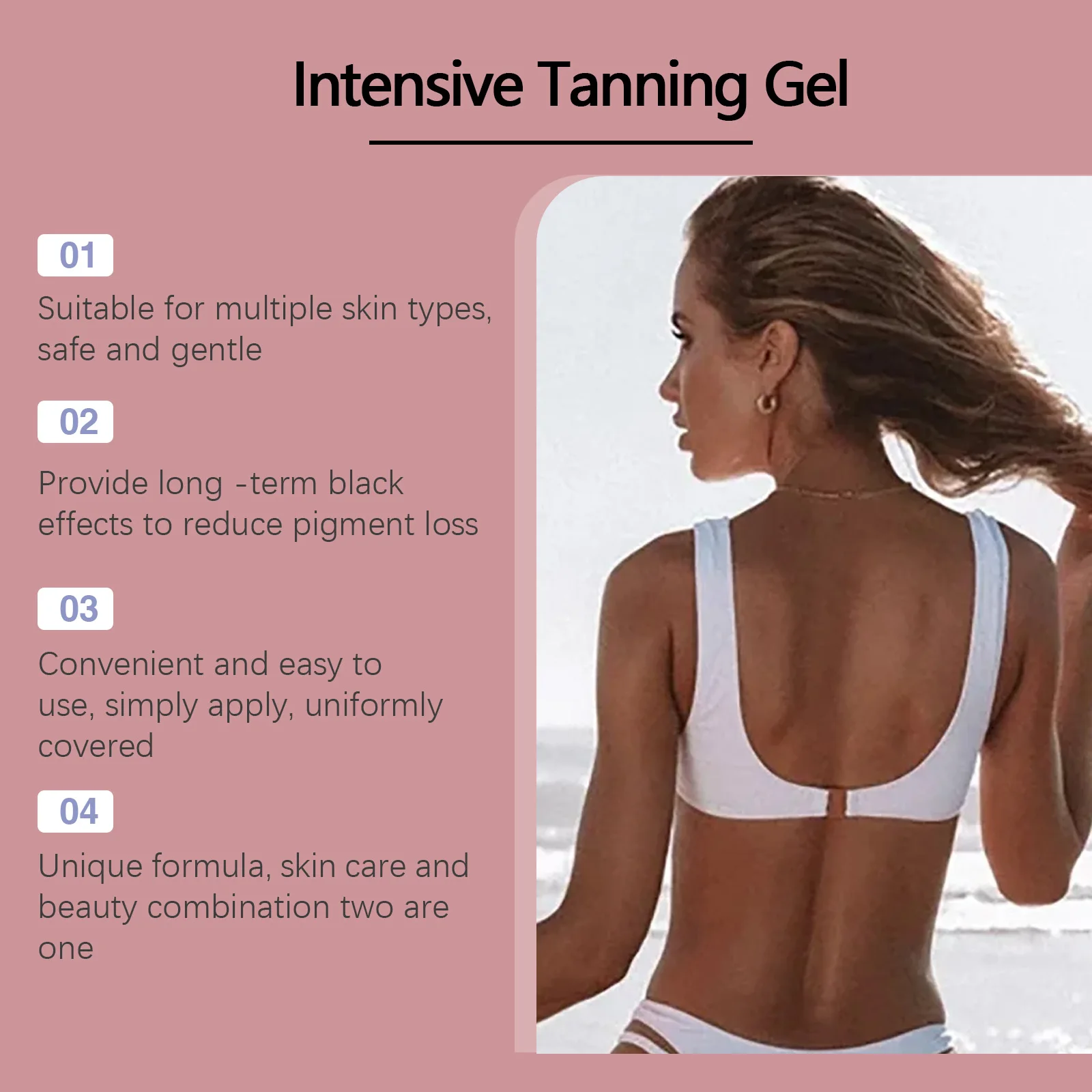 Tanner Cream Sunburn Repair Nourishing Skin Moisturizer Improving Dryness Sunbed Summer Beach Fake Tan Tanning Accelerator Cream