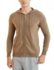 LONGMING Sweater Men's Cardigan Hoodies 100% Merino Wool 2023 Fall Winter Warm Long Sleeve Zip Sweatshirt Sport Hooded Jacket 3