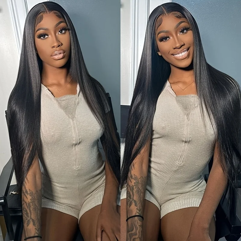 Lagos Straight Human Hair Lace Frontal Wig
