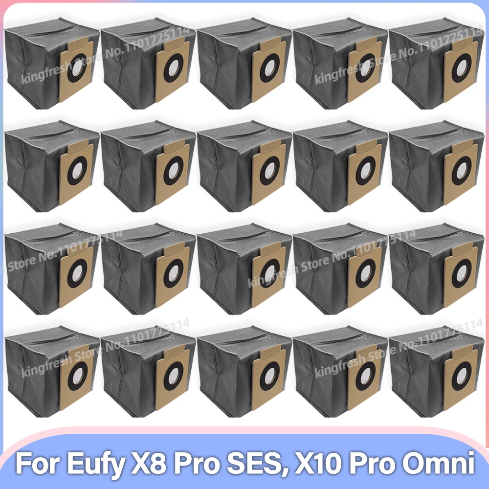 Compatível com as Peças de Reposição e Acessórios para Eufy Clean x8 Pro Sesx10 Pro Omni Self-empty Station Aspirador de pó Robô Bolsa de pó