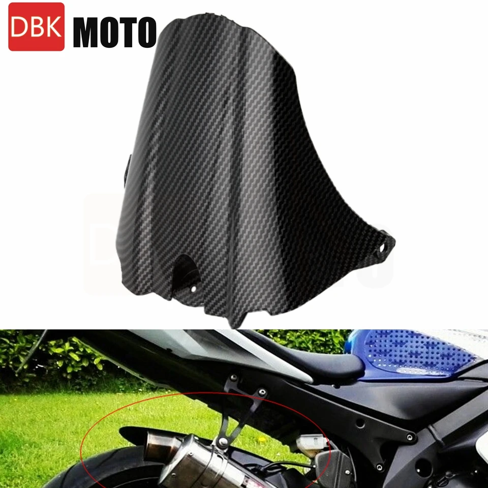 thumbnail image 2 of RAGBUSCLE Motorcycle Rear Fender Rear Mudguard Guard Wheel Cover Black, 2005-2008 Compatible With Suzuki GSX 2 of 9