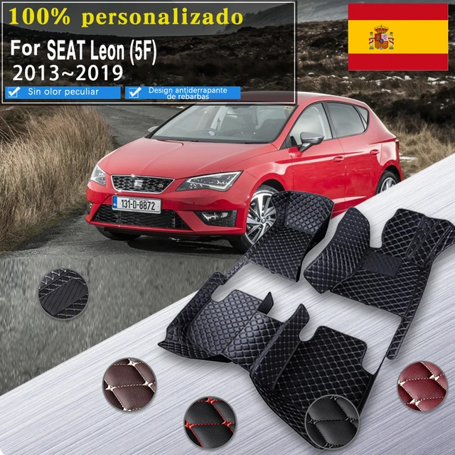 Alfombrilla impermeable Para coche, Tapete automotriz Para Seat León 5F  2013 ~ 2019, juego de alfombrillas