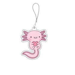 Kawaii Axolotl Acrylic Cartoon Keychain Charm Pendant (Axolotl 5)