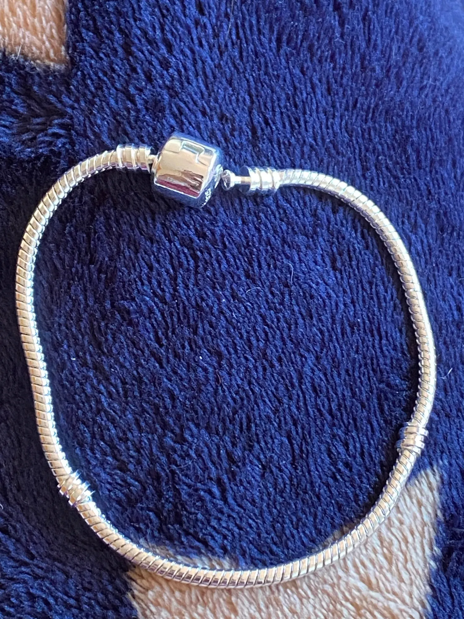 Joyería fina Original hecha a mano de lujo, pulsera de plata de ley 925 con dijes, pulseras suaves y lisas de hueso de serpiente para mujer photo review
