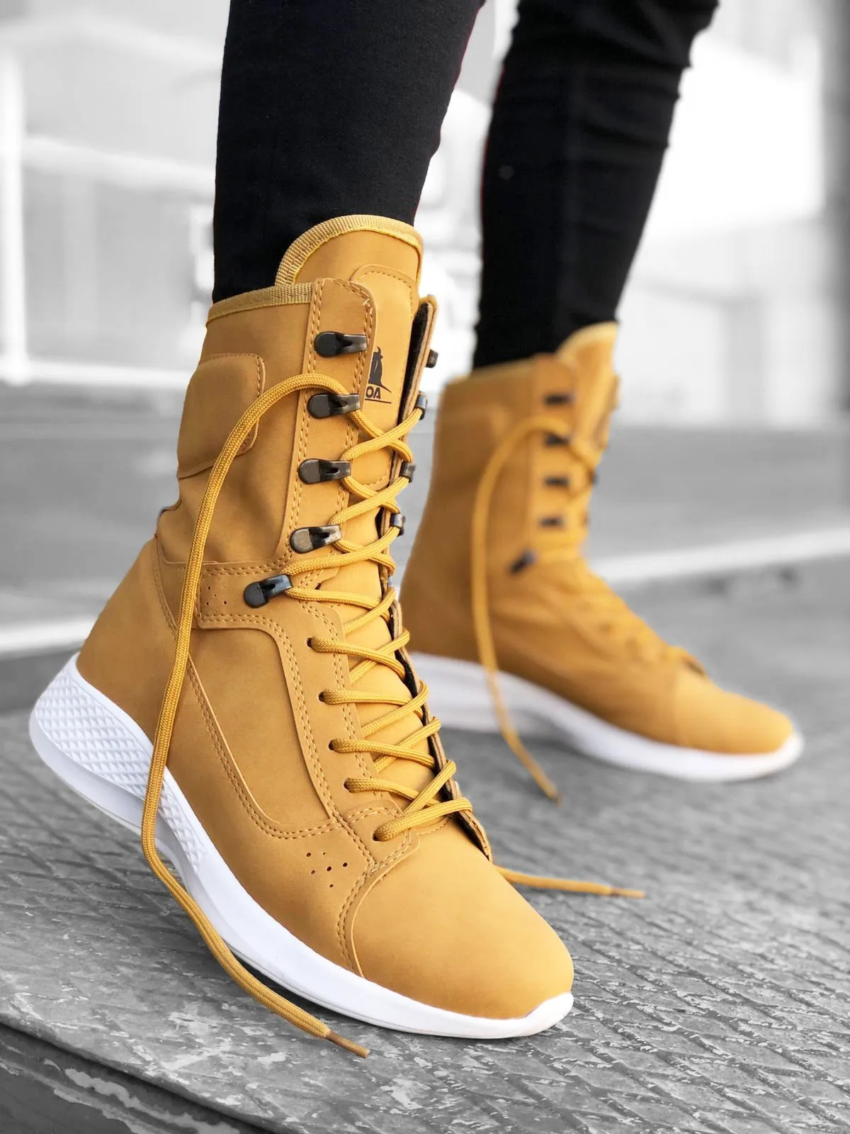 Men's Boots High Sole Boxer Postal Boot 