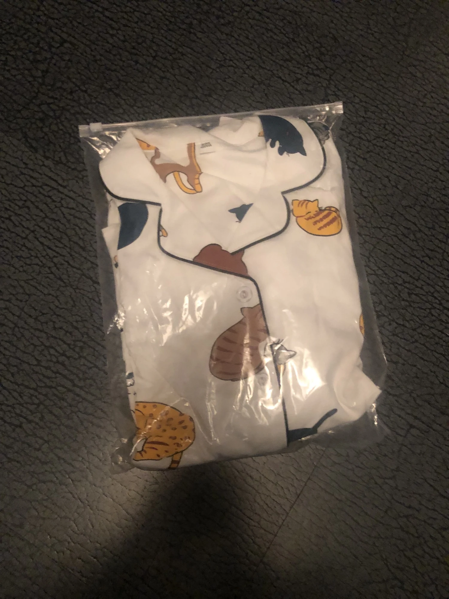 Kitten Short Sleeve Cotton Pajamas photo review