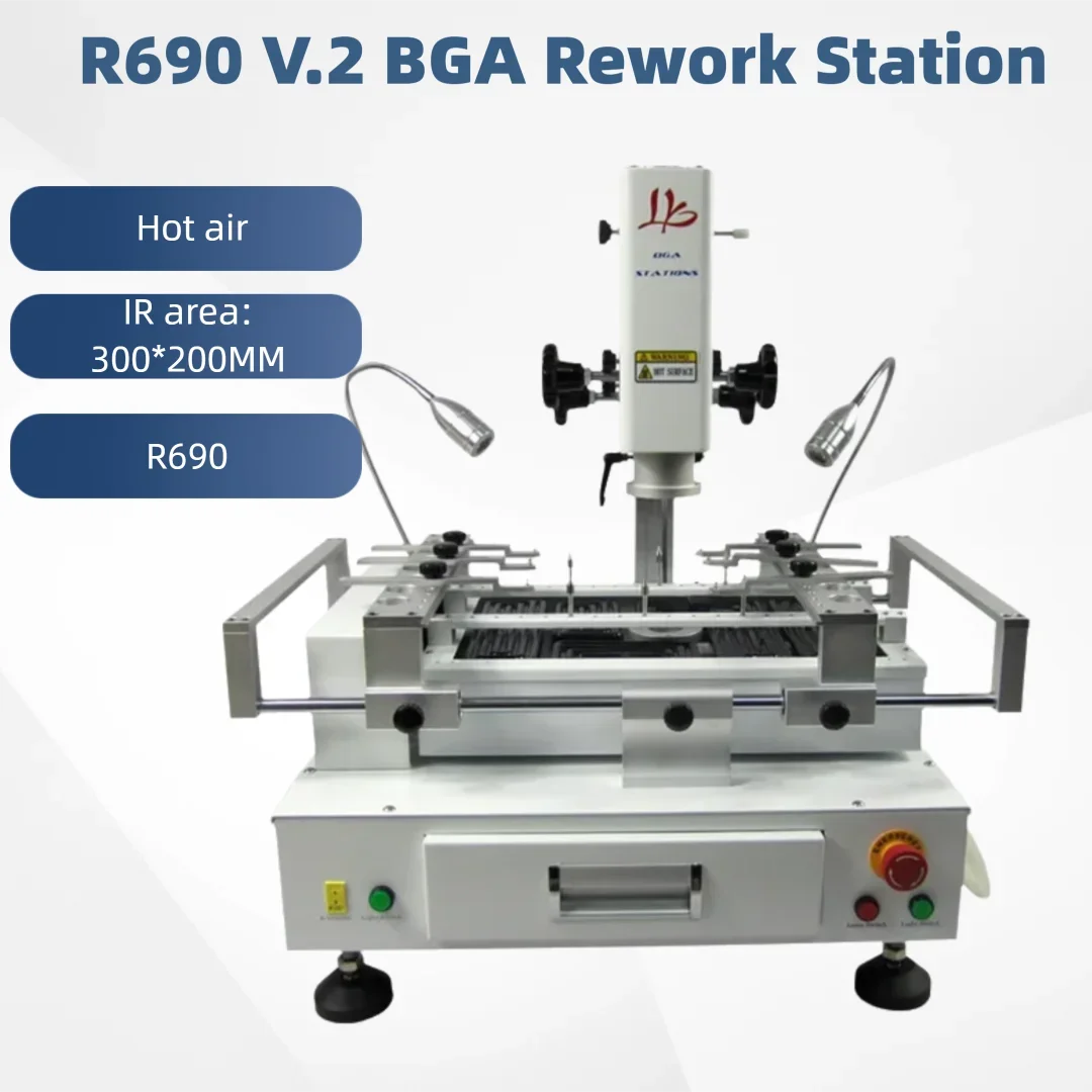 LYBGA R690 Hot Air Soldering Station BGA Reballing Rework Machine for ...