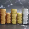 1.0mm Metallic Embroidery String Macrame Cord 3ply Twist Thread 100yards a Roll for Embroidery & Decoration 2
